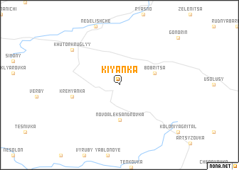 map of Kiyanka