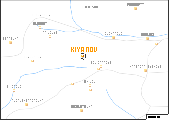 map of Kiyanov