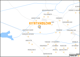 map of Kiyat-Khodzha