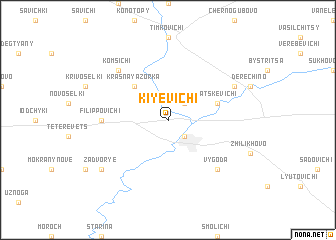 map of Kiyevichi