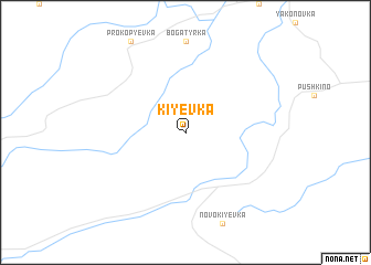 map of Kiyevka