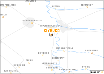 map of Kiyevka