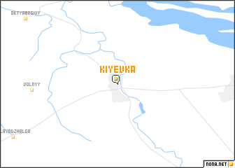 map of Kiyevka