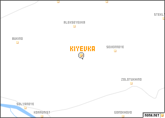 map of Kiyevka