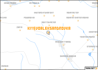 map of Kiyevo-Aleksandrovka