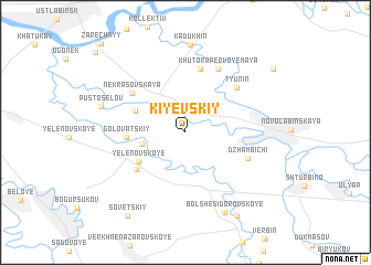 map of (( Kiyevskiy ))