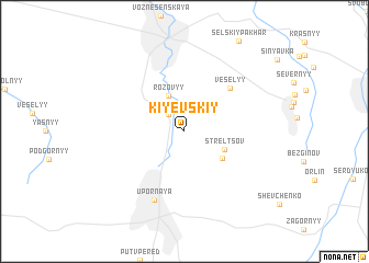 map of Kiyevskiy