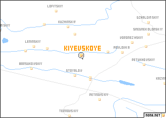 map of (( Kiyevskoye ))