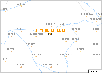 map of Kıyhalilinceli