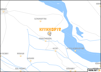 map of Kiyikkopyr