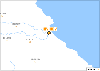 map of Kıyıköy