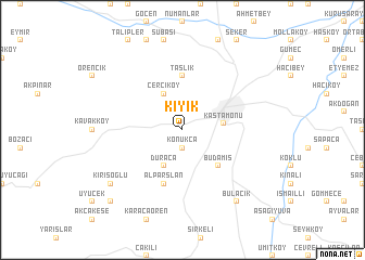 map of Kıyık