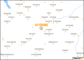 map of Kiyombe