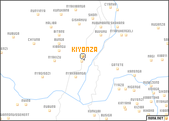 map of Kiyonza