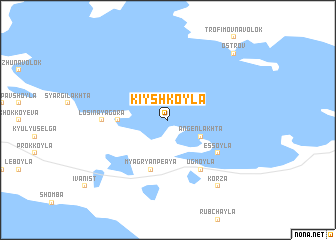 map of Kiyshkoyla