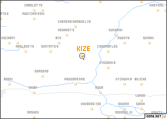 map of Kize