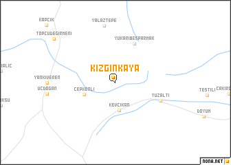 map of Kızgınkaya