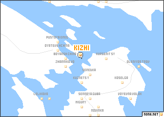 map of Kizhi