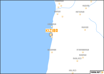 map of Kiziba