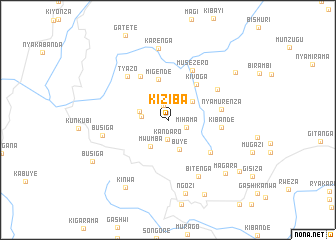 map of Kiziba