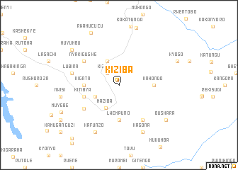 map of Kiziba