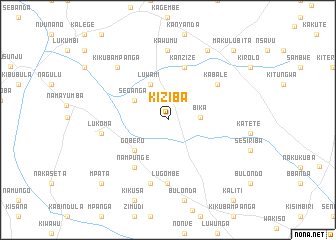 map of Kiziba