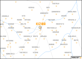 map of Kiziba