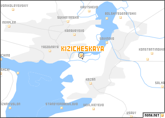 map of Kizicheskaya