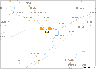 map of Kızılağaç