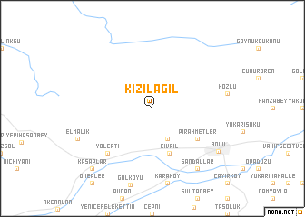 map of Kızılağıl