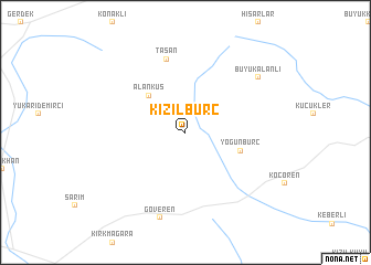 map of Kızılburç