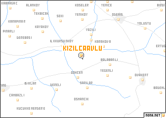 map of Kızılcaavlu