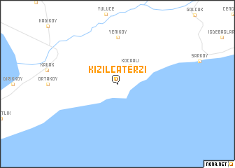 map of Kızılcaterzi