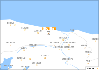 map of Kızılca