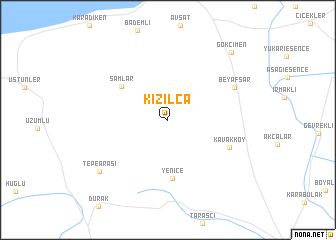 map of Kızılca