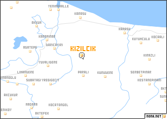 map of Kızılcık