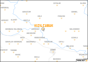 map of Kızılçubuk