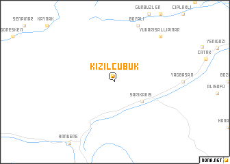 map of Kızılçubuk