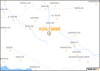 map of Kızılçukur