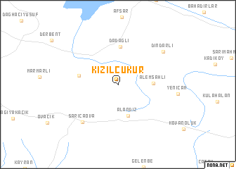 map of Kızılçukur