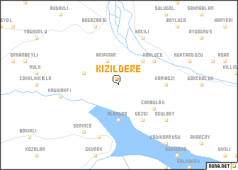 map of Kızıldere