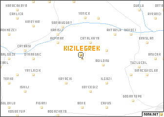 map of Kızıleğrek