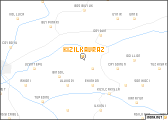 map of Kızılkavraz