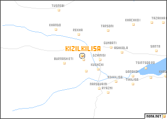 map of Kizil-Kilisa