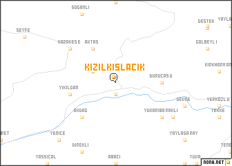 map of Kızılkışlacık