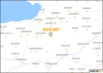 map of Kızılköy