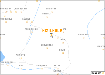 map of Kızılkule