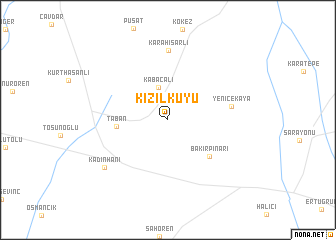 map of Kızılkuyu