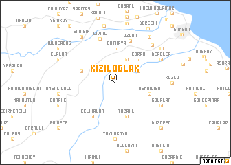 map of Kızıloğlak