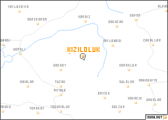 map of Kızıloluk